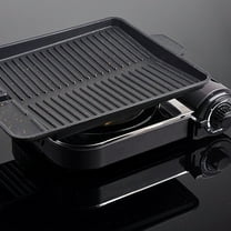 BESTYASH 1-Pack Square Non-Stick Grill Pan for Yard Barbecue and Holiday Cooking