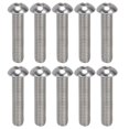 thumbnail image 3 of Tornillo de acero inoxidable 30 piezas botón de cabeza hueca hexagonal Jadeshay, 3 of 8