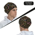 thumbnail image 5 of KLL Decorative Feathers Winter Fall Beanie Knit Hats for Men & Women - Warm & Soft Stylish Toboggan Caps for Cold Weather, 5 of 6