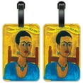 thumbnail image 1 of Frida - Luggage ID Tags / Suitcase Identification Cards - Set of 2, 1 of 5