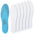 thumbnail image 1 of Plantillas para zapatos Geyoga de doble capa de látex para mujer y hombre (6 pares), 1 of 7