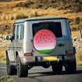 thumbnail image 5 of Sikiie Watermelon PVC Leather Spare Tire Wheel Cover Spare Tire Cover, for Car Truck SUV Camper Trailer Universal Fit(14-17in)-14 inch, 5 of 6
