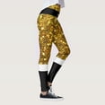 thumbnail image 5 of Gibobby Leggins termicos mujer Pantalones estampados de Navidad personalizados para mujer, mallas navideñas de muñeco de nieve para fiesta de Santa(Dolado,M), 5 of 5