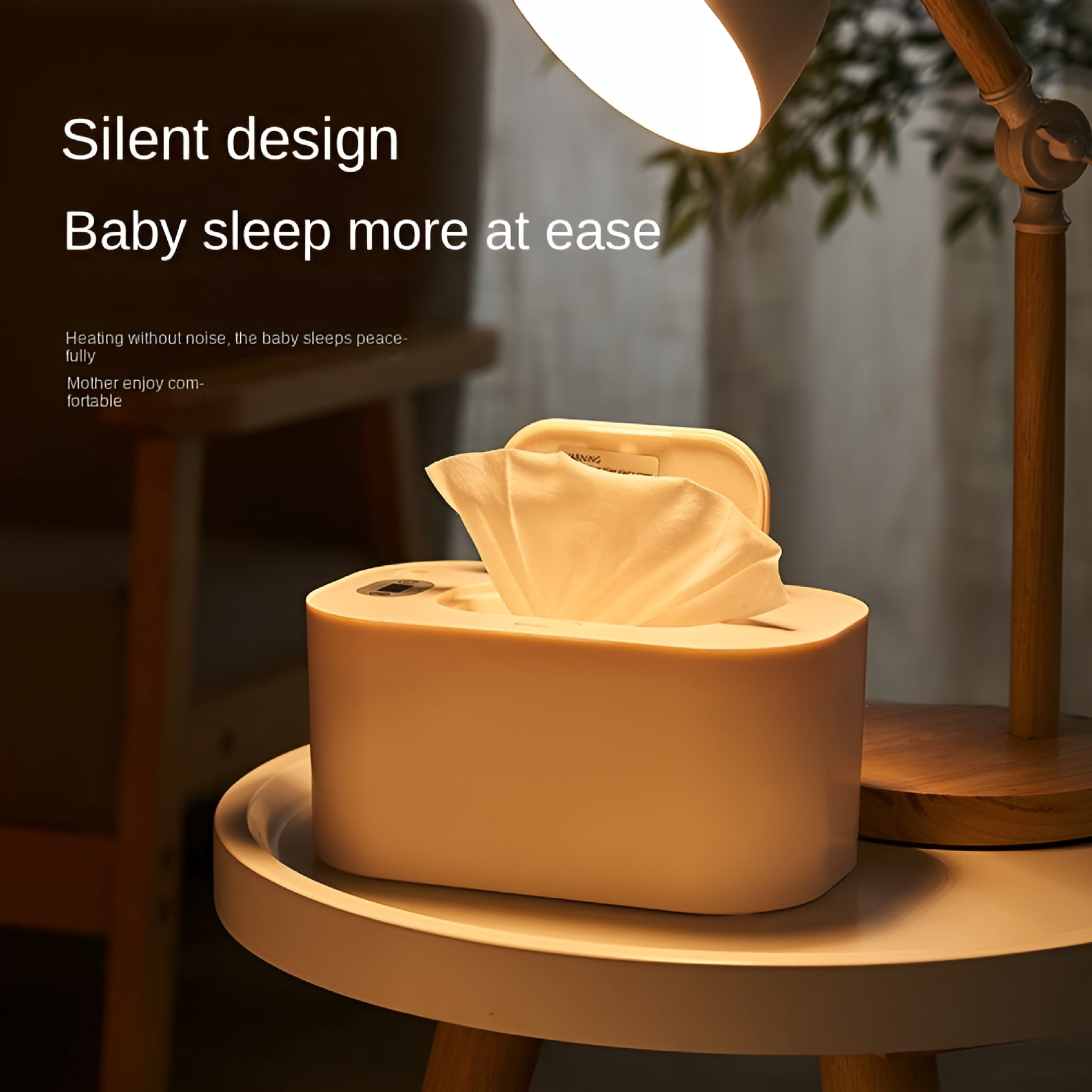 HIBIBUD Baby Wipe Warmer,Wipe Warmer And Baby Wet Wipes Dispenser,Smart Precise Temperature Control Large Capacity Evenly Overall Heating Silence,Wipes Warmer for Babies Portable Wipe Warmer