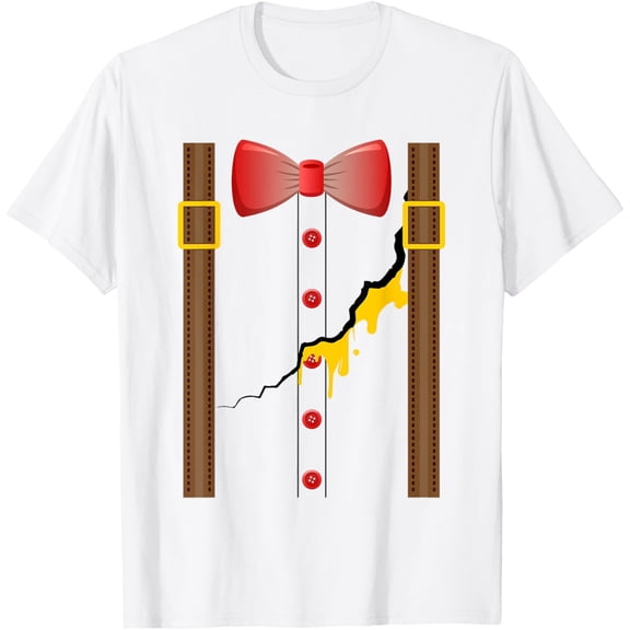 Humpty Dumpty Halloween Costume Cracked Egg T-Shirt men and women can wear, black, white, gifts