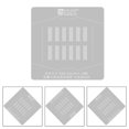 thumbnail image 2 of Kit de plantilla de plantilla de reballing BGA con chip de malla de acero para computadora portátil, 2 of 5