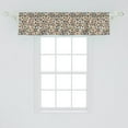 thumbnail image 2 of Ambesonne Honeycomb Valance Pack of 2, Beehive Design Geometry, 54"X12", Multicolor, 2 of 4
