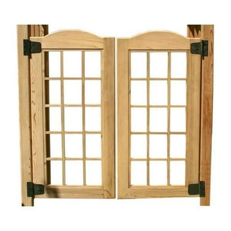 Creekvine Designs ELY72GATE-2CVD 72 in. Red Cedar Estate Gate