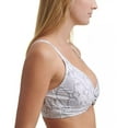 thumbnail image 2 of DKNY Women's White Stretch Adjustable Deep V Neck Swimsuit Top M, 2 of 3
