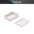 thumbnail image 3 of HUGFEGWE Junction Box ABS Plastic Project Box Dustproof Universal Electrical Project Enclosure Case, 2.76" x 1.77" x 0.71" CA919-115599, 3 of 7