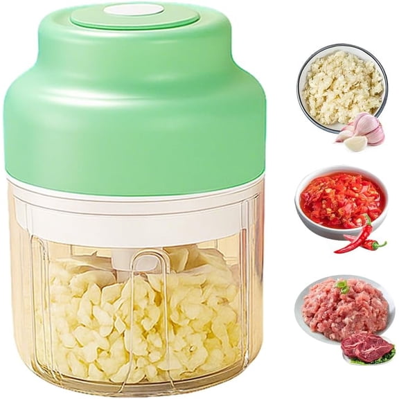 Generic 1 cup Electric Food Choppers, Green
