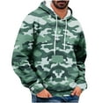 thumbnail image 2 of Yanghang Hoodies Men's Printed Fashionable Casual Drawstring Pocket Long Sleeved Hooded Sweatshirt, 2 of 5