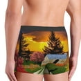 thumbnail image 5 of Disketp Fall Village Scenery Men'S Boxer Briefs,Soft And Breathable Cotton Underwear With Comfortflex Waistband, 5 of 9