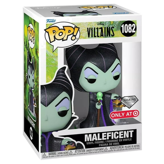 Funko Disney Villains Maleficent Pop! Vinyl Collectible Figure Limited Edition Exclusive Diamond Collection