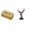 thumbnail image 1 of Elegante Caja De Pañuelos Con Adorno De Cabeza De Ciervo Para Baño Y Decoración Del Hogar, Estatua De Resina, Soporte Para Pañuelos Faciales, Mesita De Noche, Escritorio, 1 of 7