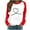 A#Red, variant on Valentines Day Outfit Women Heart Graphic Raglan Long Sleeve Shirt Cute Crewneck Sweatshirt Color Block Pullover Valentine Sweatshirt for Women