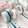 thumbnail image 4 of YUBX Dot Line Washi Tape Set 5 Rolls Creative Basic Skinny Decorative Tapes, 4 of 6