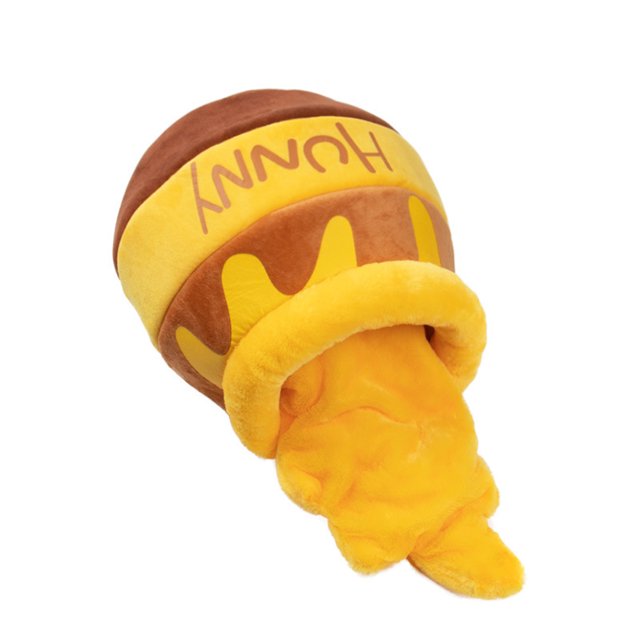 Pet Nest Cute Honey Pot Shape Warm Soft Comfortable Removable Washable Sleeping Bed For Cats Dogs