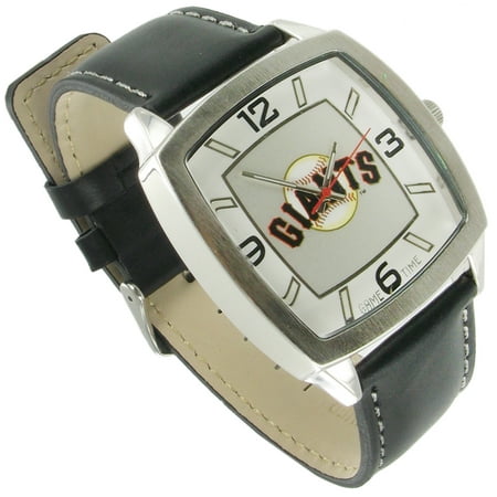 Game Time Watch Mens San Francisco Giants Retro Black MLB Baseball Team