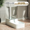 thumbnail image 1 of Automatic Cat Feeder & Dog Water Dispenser 3.8L | Programmable Food Station, Dry & Wet Separation, Transparent Window, No Power Needed, BPA-Free Plastic, Easy Clean | Pet Food & Water Bowl Set, 1 of 5