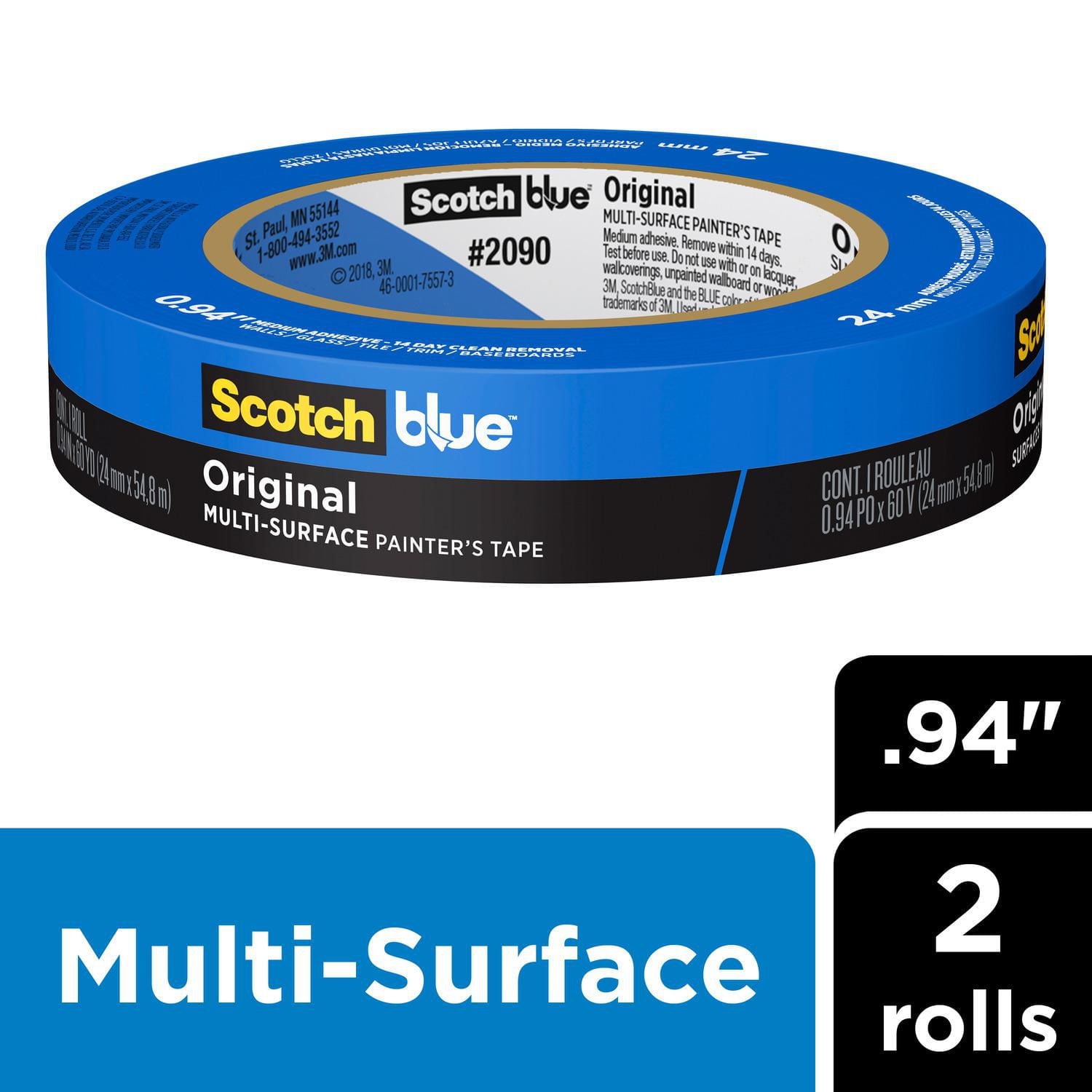 Ruban pour peintres pour surfaces multiples ScotchBlue(MC) original