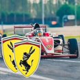 thumbnail image 4 of 1pair Funny Donkey Car Sticker,Reflective Car Sticker Cover Compatible for Ferrari-Good, 4 of 5