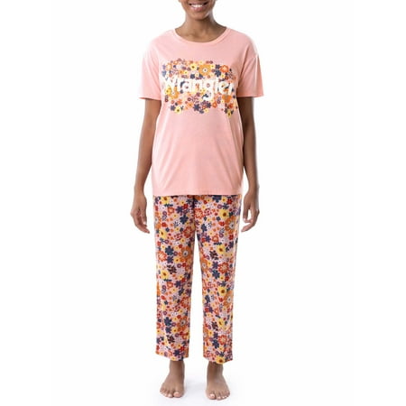 

Wrangler® Women s & Women s Plus Short Sleeve Cotton Blend Pajama Set
