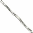 thumbnail image 3 of Stainless Steel Brushed And Polished 8.5In With .5In Ext. Id Bracelet (8.5 X 11) Made In China -Jewelry By Sweet Pea, 3 of 7