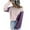 Purple, variant on Herrnalise Women's Knitted Crop Tops Autumn And Winter Casual Round Neck Pullover Blouse Long Sleeve Patchwork Tops Sweater Pullover Jumper Sweaters