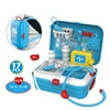 Gyouwnll Toddler Toys 17Pcs Medical Kit Doctor Nurse Dentist Pretend Roles Play Toy Set Kids Game Gift Little Tikes