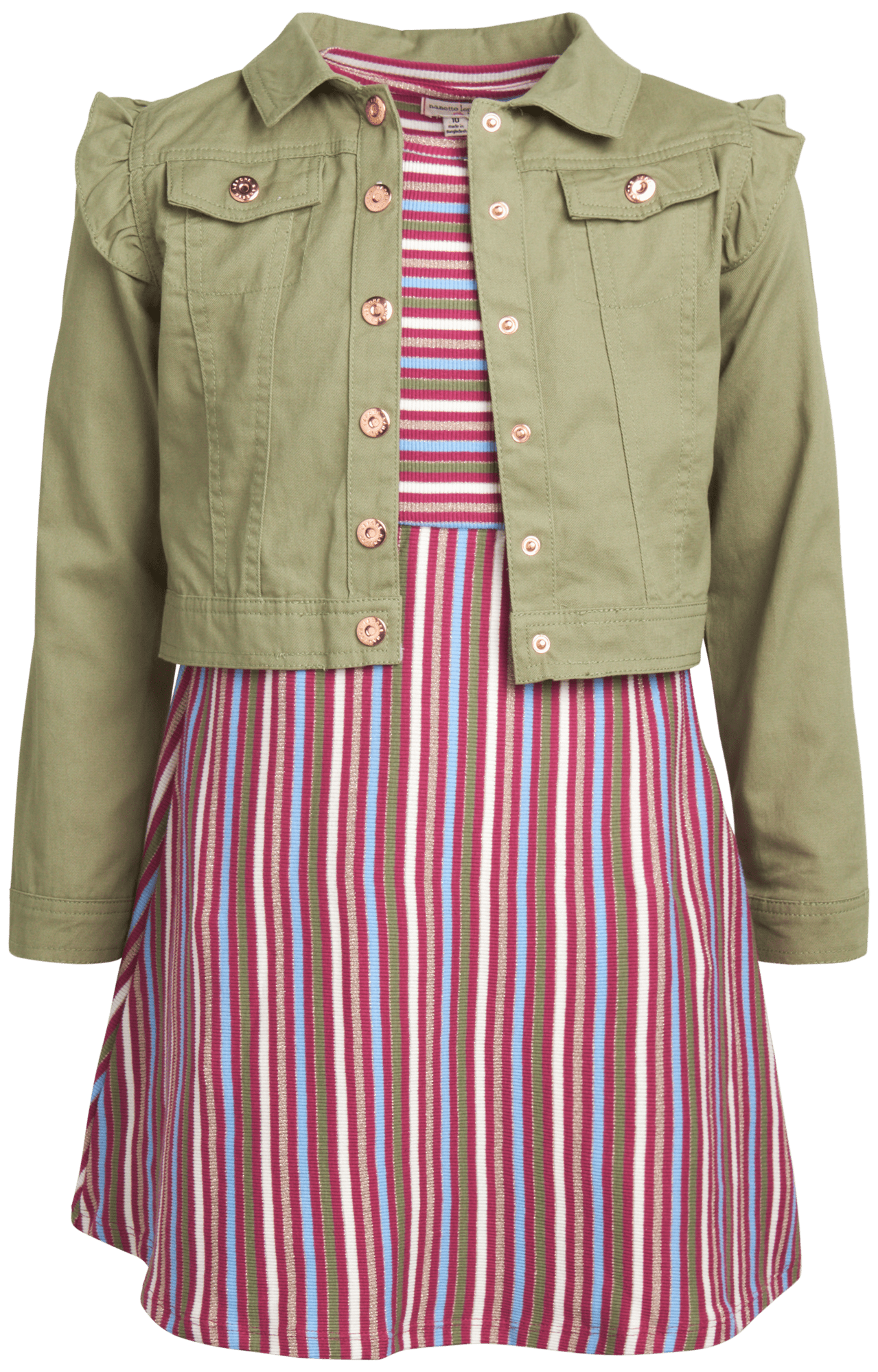 Cotton Coloured Denim Jacket (6-16 Years) | M&S