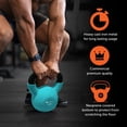 thumbnail image 5 of Gymenist, 25lb Neoprene Coated Kettlebell, Single, 5 of 9