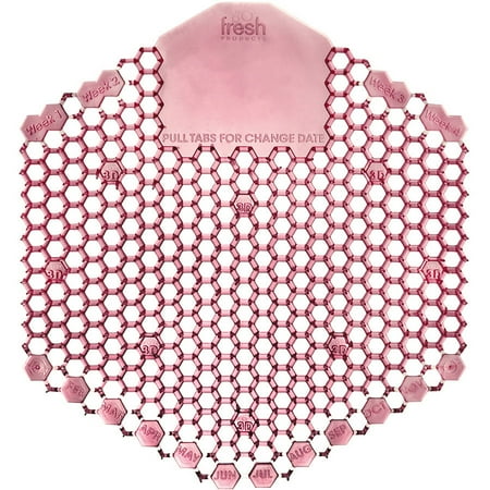 - Fresh Products Wave 3D Spiced Apple Fragrance Urinal Deodorizer Screen, Red, (Pack of 10)