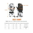 thumbnail image 6 of American Trends Ski Gloves Men Touchscreen Gloves Snow Gloves Women Mens Winter Waterproof Gloves Warm Windproof Gloves L, 6 of 7