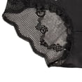 thumbnail image 4 of Xdegoge Lace Panties for Women Cheeky Underwear Mid Rise Briefs with Sheer Floral Side Panels Elegant Breathable Stretch Lingerie Soft Comfortable Intimates, 4 of 5