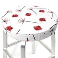 thumbnail image 3 of Balery Ladybug With Dandelion Fundas de asiento para taburete de bar redondo de tela de terciopelo ajustables que protegen de arañazos y manchas para sillas de 14 a 17 pulgadas.-13 inch, 3 of 7
