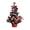 Red, variant on LED Star Christmas Tree Decoration, Battery-Operated Hanging Ornament with Artificial Pine Cones & Berries for Indoor Xmas Tree Topper, Festive Glowing Holiday Home and Party Decor
