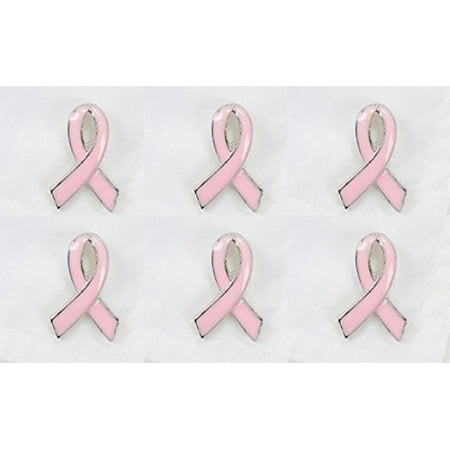 72 Pc - PINK RIBBON PINS - Breast Cancer Fundraising & Awareness Lapel