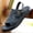 Black, variant on Simple Men's Beach Shoes, Lightweight Design, Summer Seaside Vacation Casual Sandals
