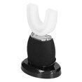 thumbnail image 2 of Cepillo de dientes ultrasónico automático blanqueador de 360° en forma de U, cepillo de dientes eléctrico ultrasónico para blanquear los dientes, negro, 2 of 14