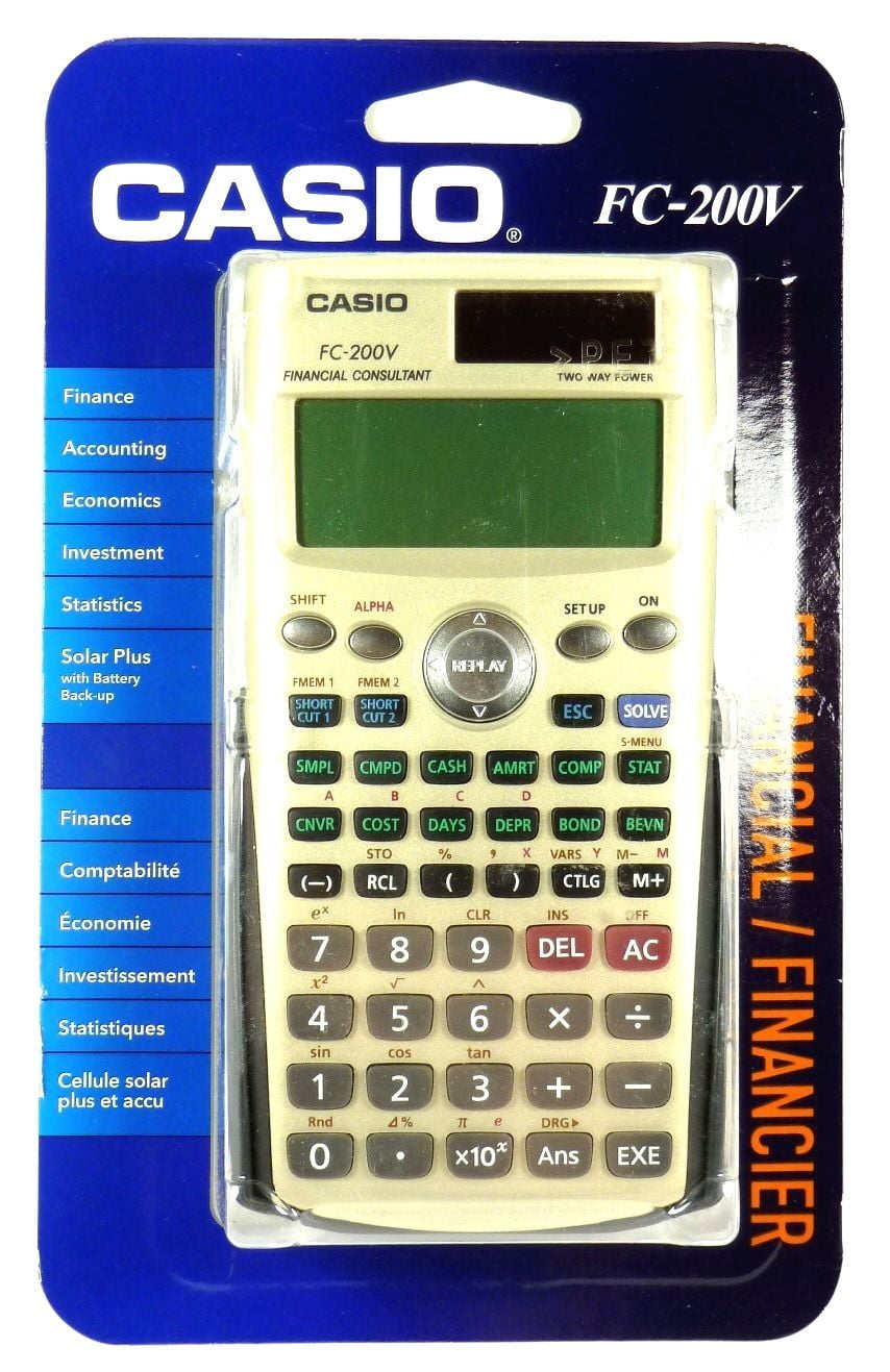 casio financial calculator