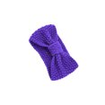 thumbnail image 2 of Minnieouse Diademas de ganchillo Diadema calentadora de oídos ajustable para mujer Púrpura Type3 NO3, 2 of 6