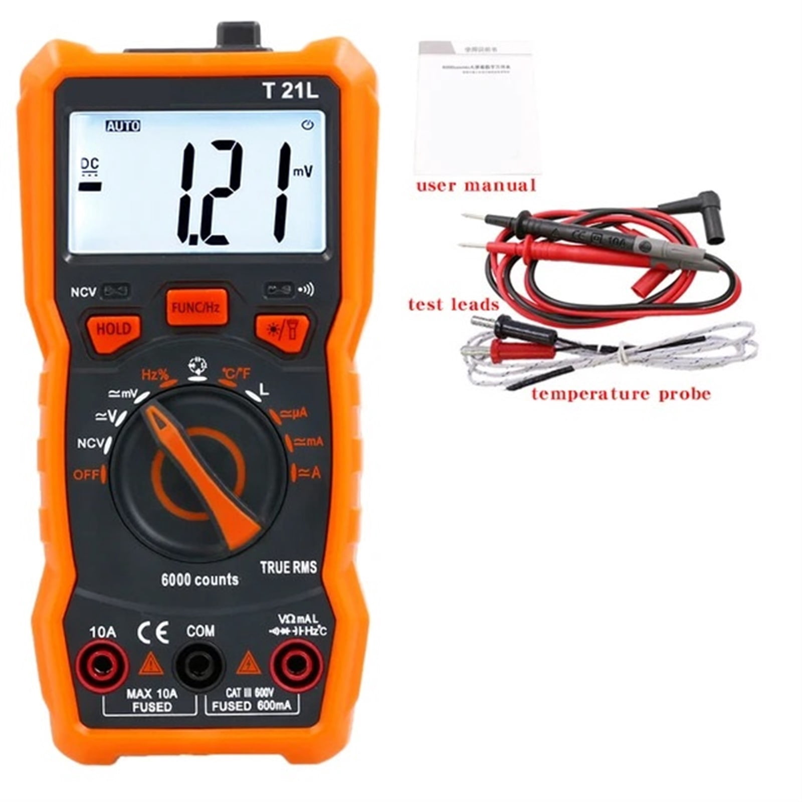 T21L Multifunctional Digital LCR Multimeter Smart Burn-Proof High-Precision Multimeter for Inductance, Capacitance, and Fre ,Versatile Measurement