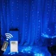 thumbnail image 3 of Christmas Lights Curtains for Windows Led Fairy New Year Lighting Room String Battery Powered Garland Waterfalls Decorations, 3 of 5