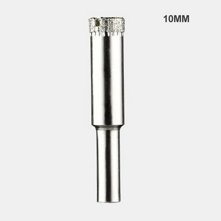 

VeliToy Glass Hole Opener Ceramic Glass Emery Reaming Hardware Tool Drill Bit Set Suitable for Diamond Coating Marble Etc(10mm)