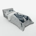 thumbnail image 3 of Ambesonne Adventure Bedding Set 4 Pcs, Teepee with Arrows, Queen, Dark Petrol Blue White, 3 of 3