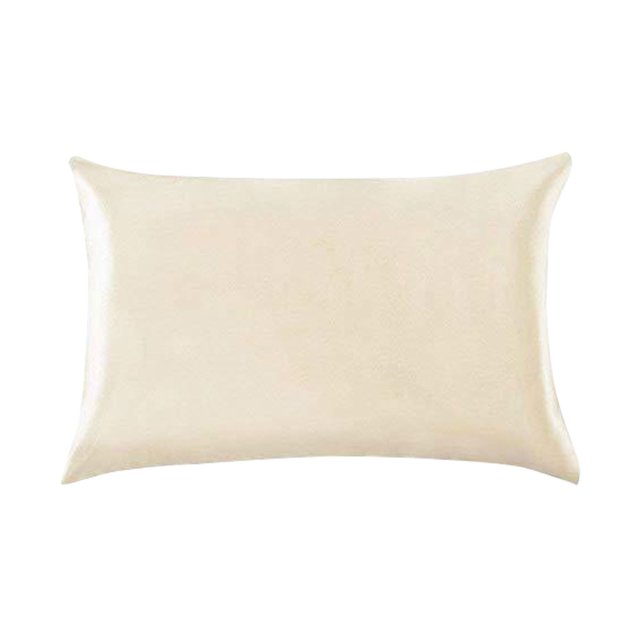 Funda De Almohada De Seda De Color Liso Funda De Almohada De Seda Helada Con Cremallera Modelo 20X29 Pulgadas (50X74 Cm)