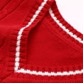 thumbnail image 5 of Otqutp Sweater Vest for Kids Boys Girls V Neck School Uniform Knitted Pullover Comfy Soft Sleeveless Fall Winter Tank Top, 5 of 9