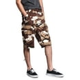 thumbnail image 3 of G-style USA Men's Belted Camo Cargo Shorts 9AP10 - BROWN CAMO - 52, 3 of 6