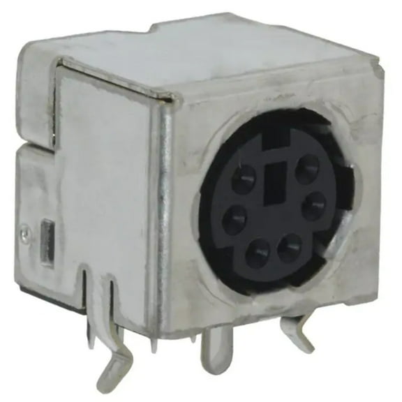 5749180-1 Connector Receptacle Female Mini Din 6 Position Sockets Solder